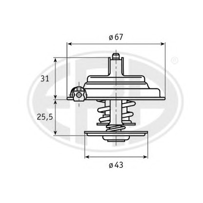 Foto Thermostat, Kühlmittel ERA 350279