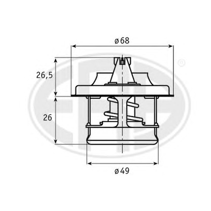 Zdjęcie Termostat, żrodek chłodzący ERA 350324