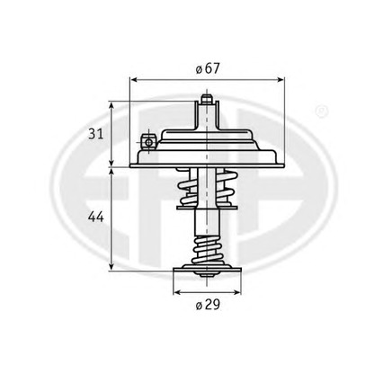 Photo Thermostat, coolant ERA 350348