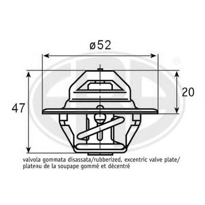 Foto Termostato, refrigerante ERA 350352