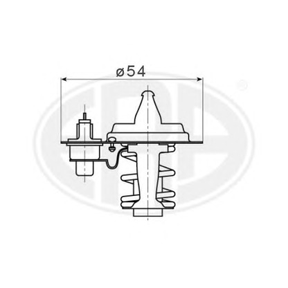 Zdjęcie Termostat, żrodek chłodzący ERA 350377