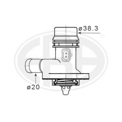 Zdjęcie Termostat, żrodek chłodzący ERA 350384