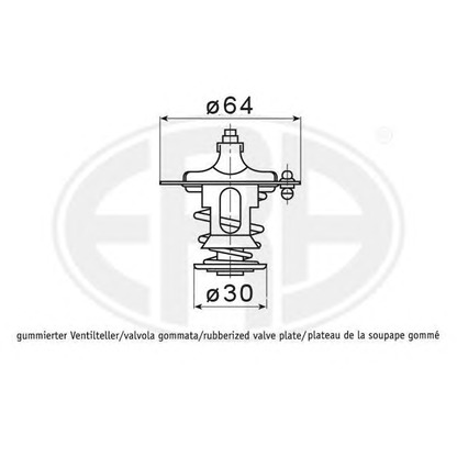 Photo Thermostat, coolant ERA 350390