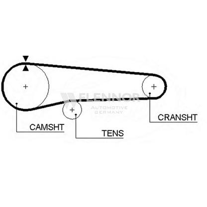 Photo Timing Belt FLENNOR 4108