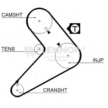 Photo Timing Belt FLENNOR 4111