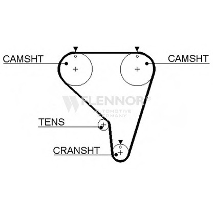 Photo Timing Belt FLENNOR 4156V