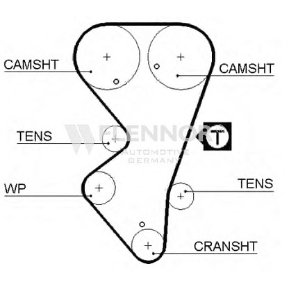 Photo Timing Belt FLENNOR 4195