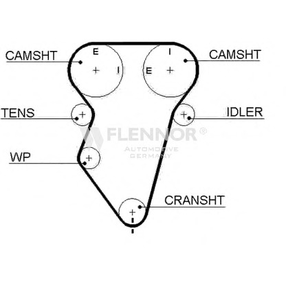 Photo Timing Belt FLENNOR 4308V