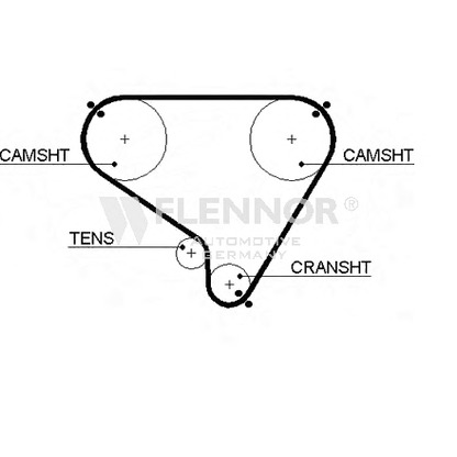 Photo Timing Belt FLENNOR 4337V