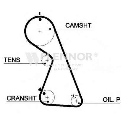 Photo Timing Belt FLENNOR 4370V