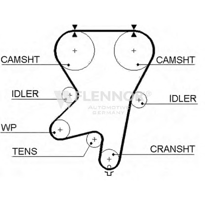 Photo Timing Belt FLENNOR 4397V