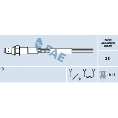 Zdjęcie Sonda lambda FAE 77003