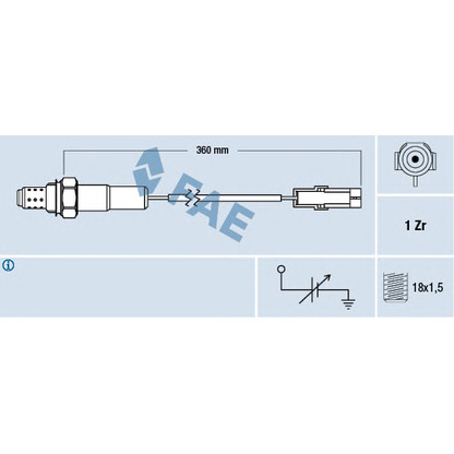 Photo Lambda Sensor FAE 77101