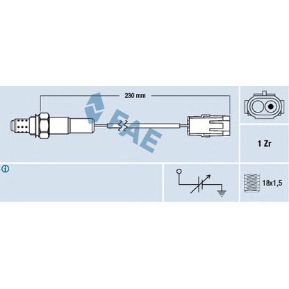 Foto Sonda Lambda FAE 77103