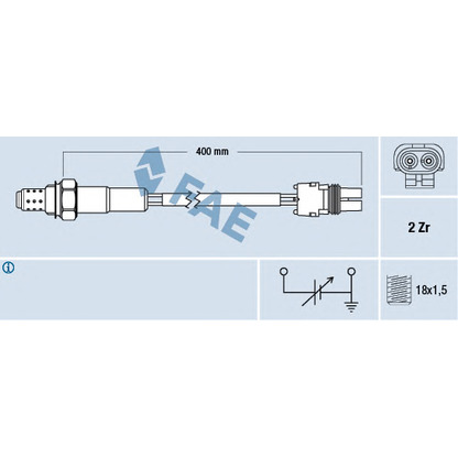 Photo Sonde lambda FAE 77104