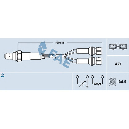 Foto Sonda Lambda FAE 77126