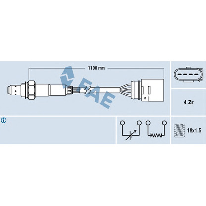 Photo Lambda Sensor FAE 77140