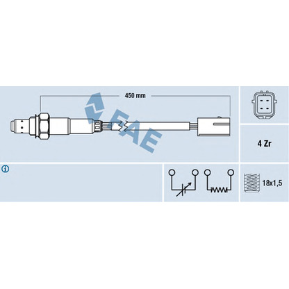 Foto Sonda Lambda FAE 77178