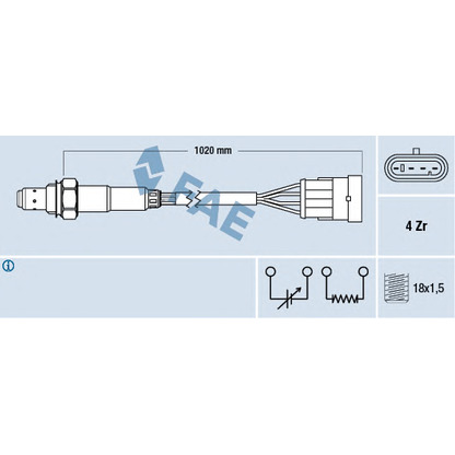 Photo Lambda Sensor FAE 77192