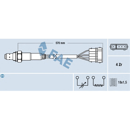 Photo Lambda Sensor FAE 77239