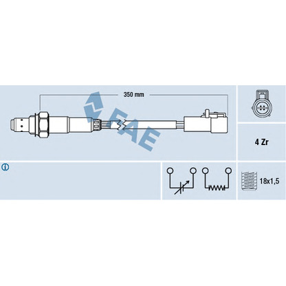 Photo Lambda Sensor FAE 77264