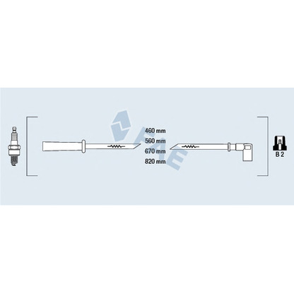 Photo Ignition Cable Kit FAE 83330