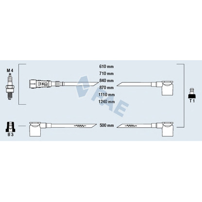 Photo Kit de câbles d'allumage FAE 85040