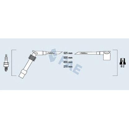 Foto Kit cavi accensione FAE 85084