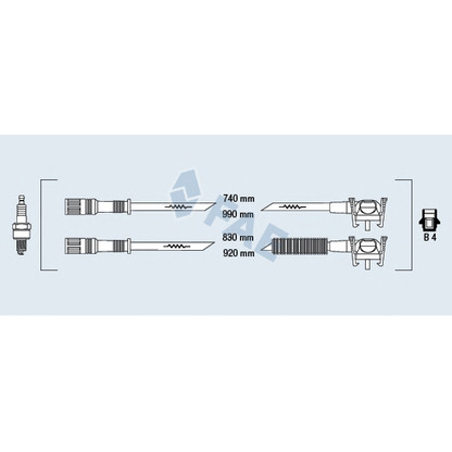 Photo Ignition Cable Kit FAE 85112