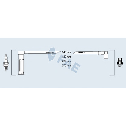 Photo Kit de câbles d'allumage FAE 85115