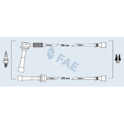 Foto Kit cavi accensione FAE 85145