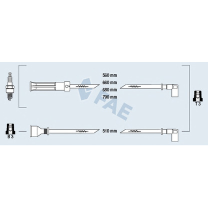 Foto Zündleitungssatz FAE 85350
