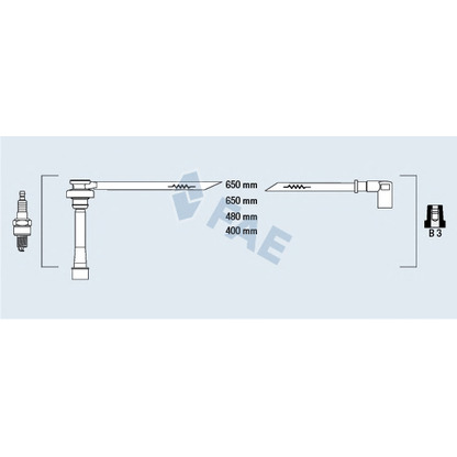 Photo Ignition Cable Kit FAE 85381