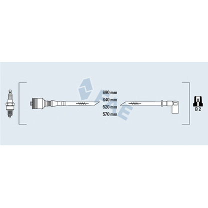 Photo Ignition Cable Kit FAE 85401