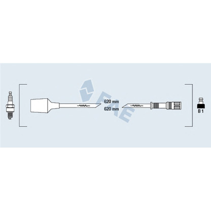 Foto Juego de cables de encendido FAE 85420