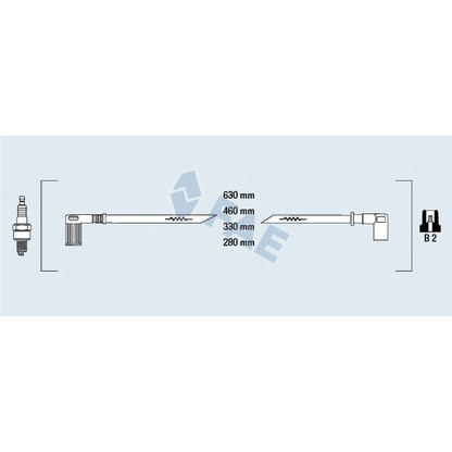 Foto Kit cavi accensione FAE 85650