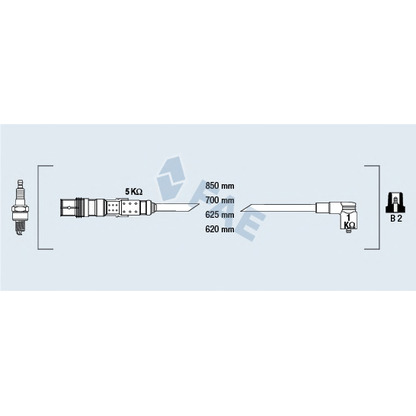 Photo Ignition Cable Kit FAE 85681