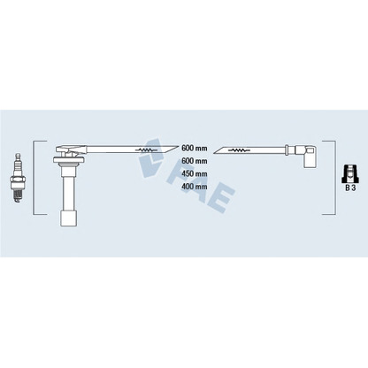 Photo Ignition Cable FAE 85800