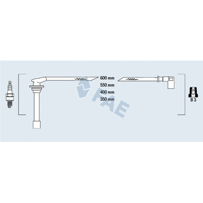 Photo Ignition Cable Kit FAE 85830