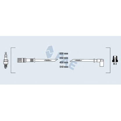 Photo Ignition Cable Kit FAE 85990