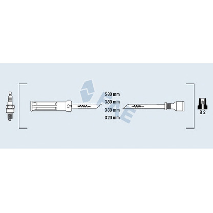 Photo Ignition Cable Kit FAE 85996