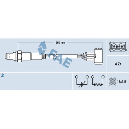 Photo Lambda Sensor FAE 77389