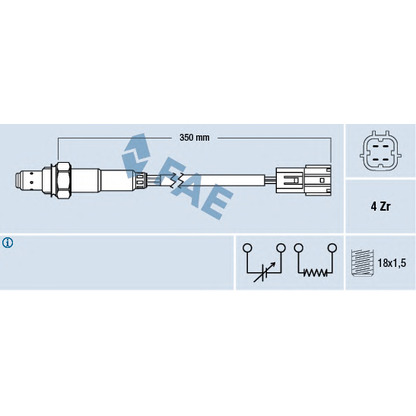 Photo Lambda Sensor FAE 77391