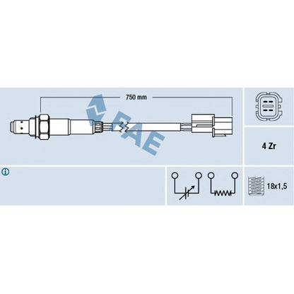 Photo Sonde lambda FAE 77291