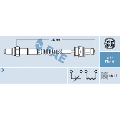 Photo Lambda Sensor FAE 77409