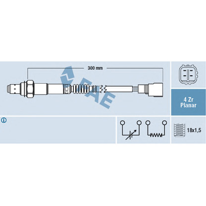 Foto Sonda lambda FAE 77424