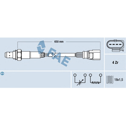 Photo Lambda Sensor FAE 77440