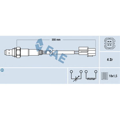 Photo Lambda Sensor FAE 77343