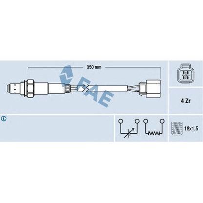 Foto Sonda lambda FAE 77349