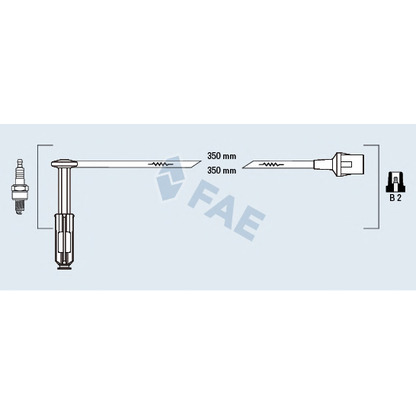 Photo Ignition Cable Kit FAE 85052